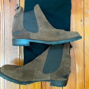 Manolo Blahnik Ankle Suede Boots